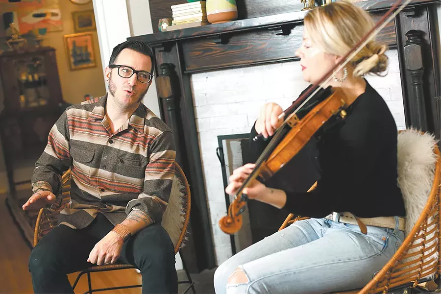 Caleb and Jenny Anne Mannan of Bust It Like a Mule. - YOUNG KWAK