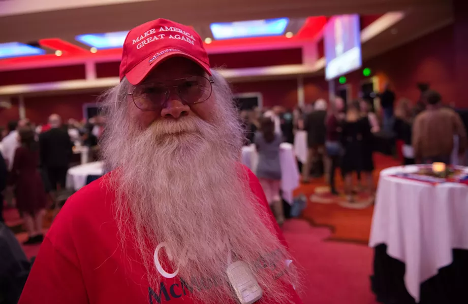 Mike Igo. You will not be surprised to learn he is a Trump supporter. - DANIEL WALTERS PHOTO