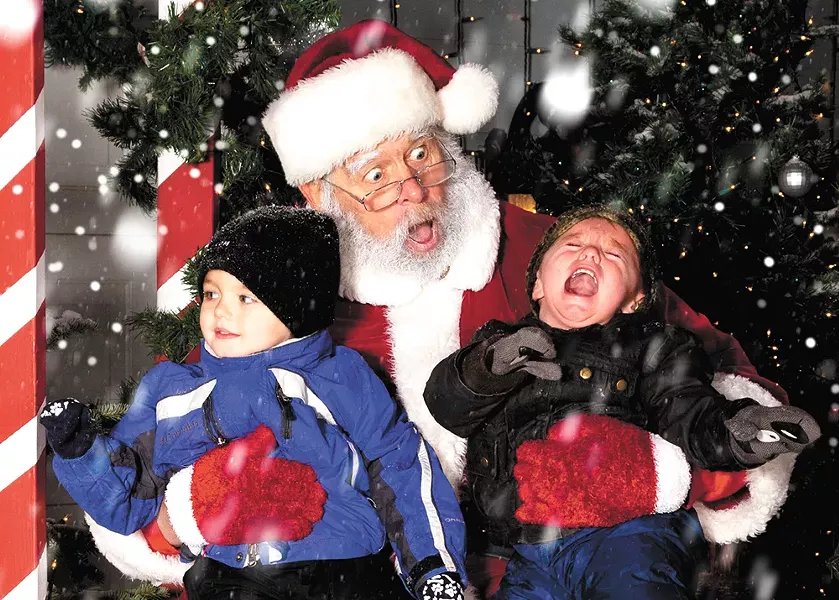 Robert Wilson, who played Santa Claus at the Christmas Light Show, also played an integral role in Morris's federal lawsuit. - MARK ADDY PHOTO