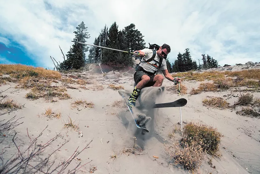 The author has skiied every month for five years. - CASEY GARRET JOHNSON PHOTO