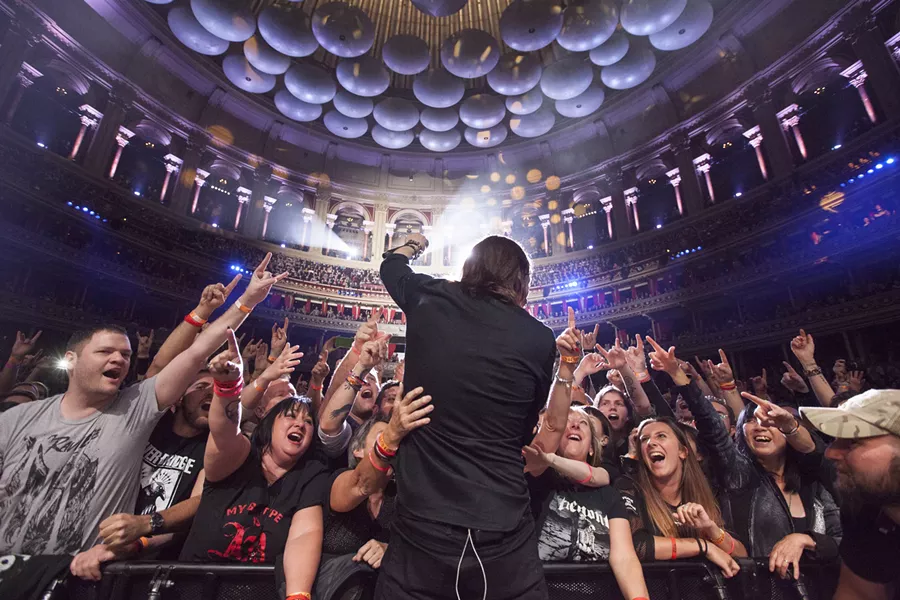 Myles Kennedy performing at London's famed Royal Albert Hall. - NIALL FENNESSY PHOTO