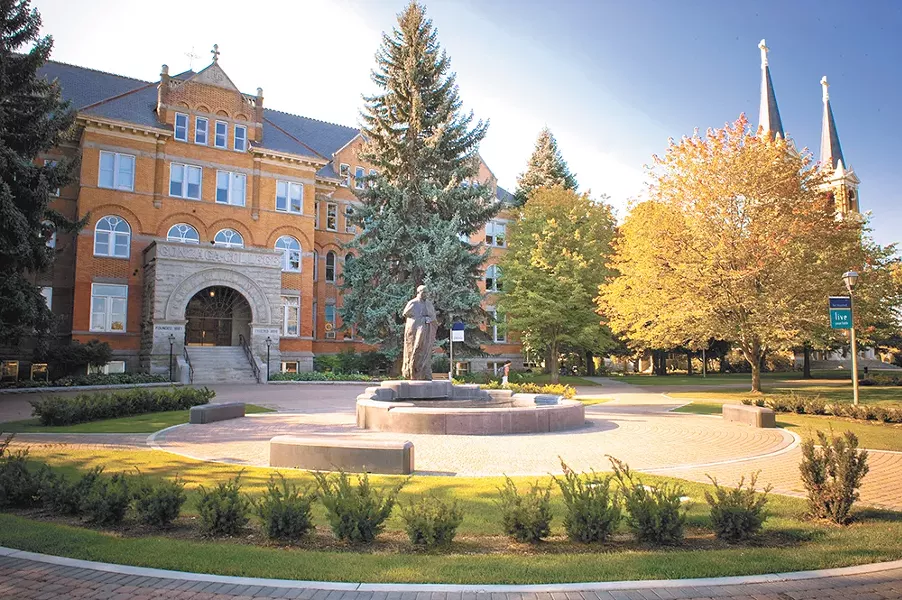 Students have called for Gonzaga to divest from fossil fuel companies for years. - JENNIFER RAUDEBAUGH PHOTO