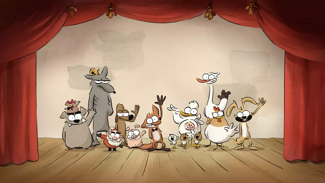 The French animated feature Big Bad Fox, which screens at the Spokane International Film Festival on Feb. 2.