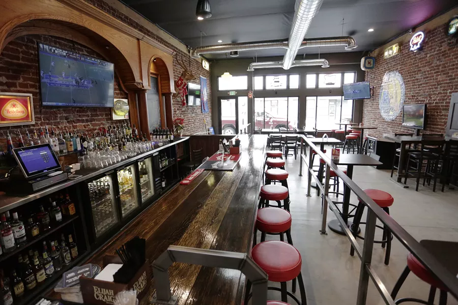 Inside the Union Tavern. - YOUNG KWAK