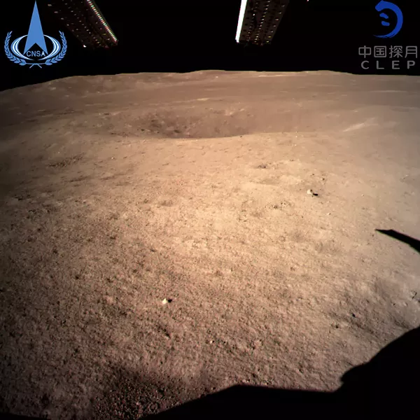 A photo provided on Thursday, Jan. 3, 2019, by the China National Space Administration, showing the first image of the far side of the moon taken by the Chang’e-4 probe. China reached a milestone in space exploration on Thursday, landing a vehicle on the far side of the moon for the first time in history, the country’s space agency announced. - CHINA NATIONAL SPACE ADMINISTRATION VIA THE NEW YORK TIMES