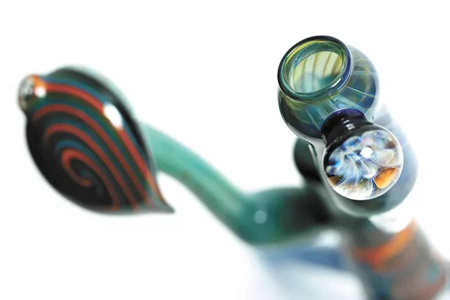 A stylish dab rig found at a local shop. - YOUNG KWAK PHOTO