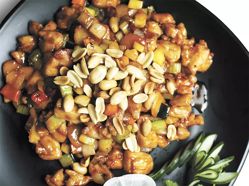 Kung Pao chicken from Chef Lu's Asian Bistro