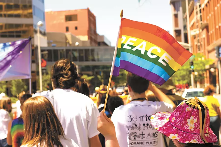 Spokane celebrates its 24th Pride Parade this year. - JOE KONEK