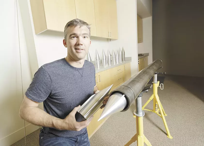 HyperSciences CEO Mark Russell wants to use the earth's energy to go to space. - YOUNG KWAK