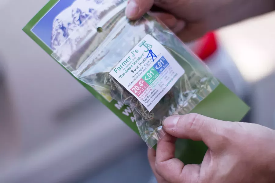 Farmer J's Sour Kush is one of the most popular strains in Spokane's marijuana retail stores.