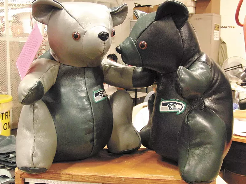 State inmates learn job skills by sewing teddy bears for charity. - LAEL HENTERLY