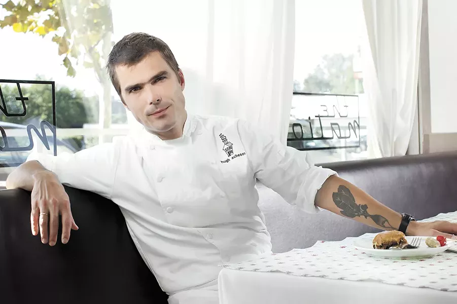 Hugh Acheson appears at the Coeur d'Alene Casino Resort Hotel on Sunday.