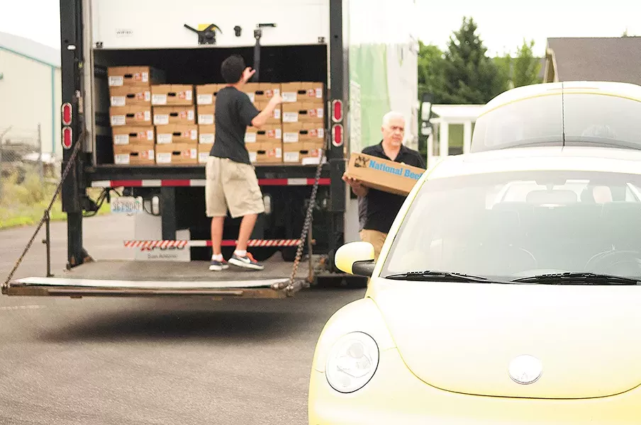 Customers preorder bulk meats at reduced prices, they pick them up from refrigerated trucks, eliminating storage and spoilage costs. - ZAYCON FRESH PHOTO
