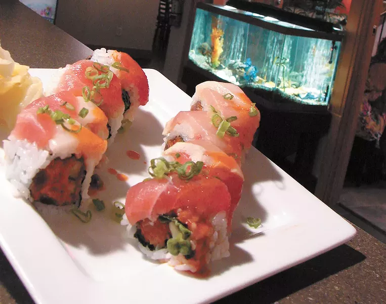 Kaiju serves sushi with a side of Godzilla. - CARRIE SCOZZARO