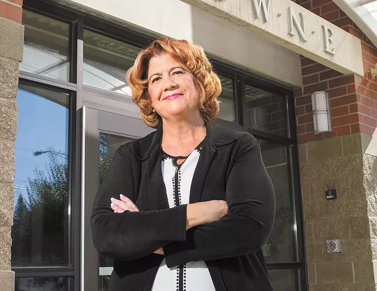 Even Spokane Education Association President Jenny Rose has been surprised by the union's votes this year. - JEFF FERGUSON
