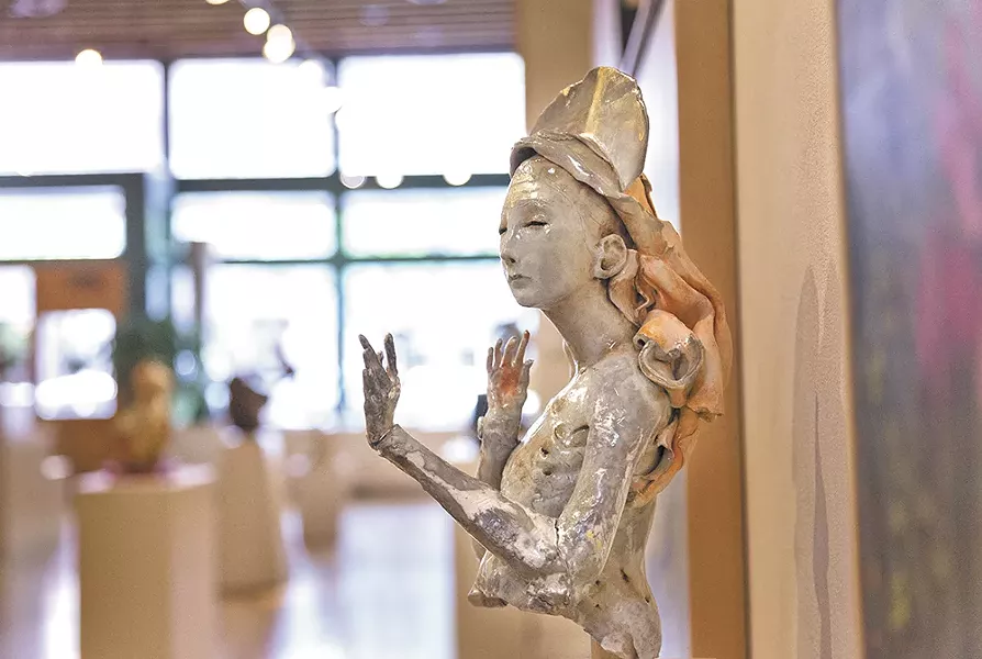 One-of-a-kind sculptures are on display at Coeur d'Alene's Art Spirit. - TIMOTHY PHILLIPS