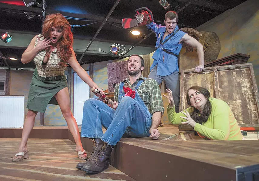 FROM LEFT: Tanya Barton, Chris Taylor, Martin Sanks and Whitney Huskey. - SARAH PHILP