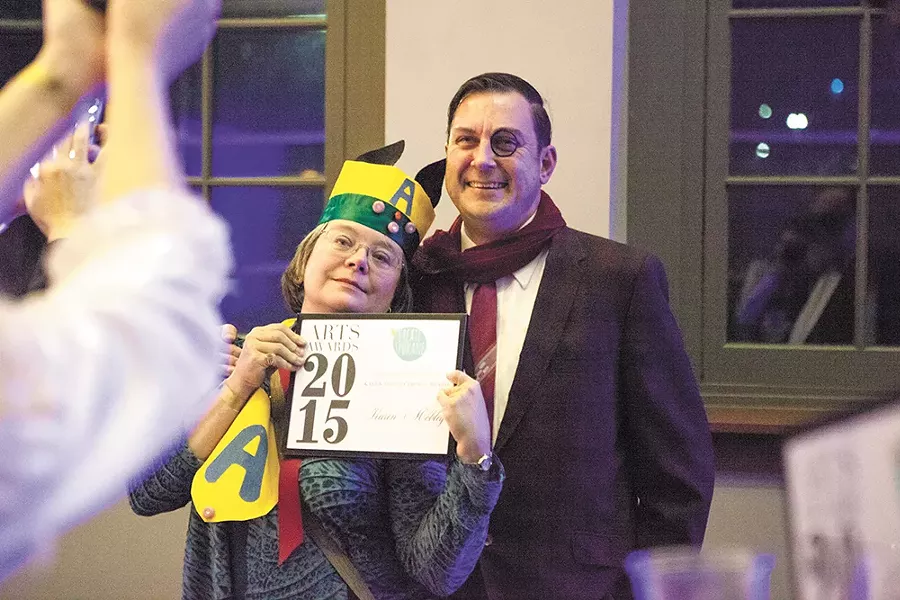 Karen Mobley was honored with the inaugural Mobley Arts Impact Award. - KRISTEN BLACK