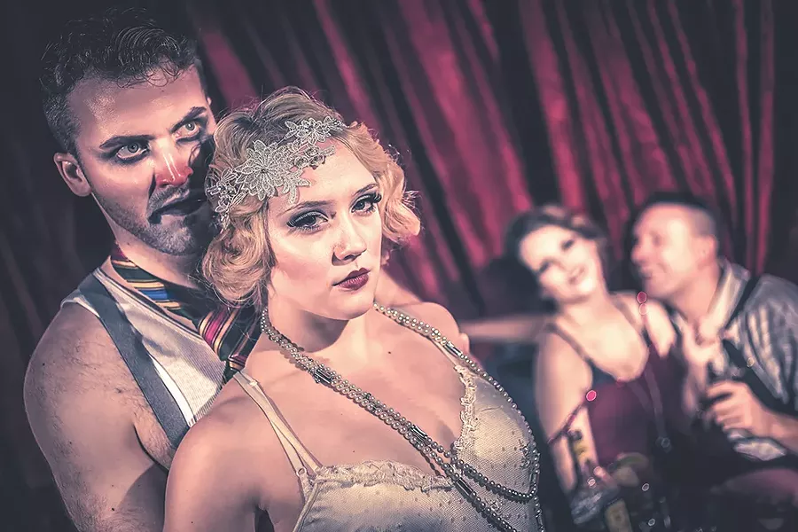 Daniel McKeevers (left) and Quinn Vaira in The Wild Party. - DAN BAUMER