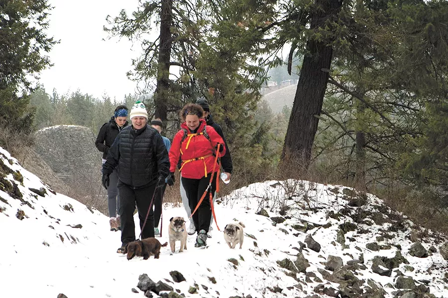 Get outside to experience the natural winter wonderland of Riverside State Park.