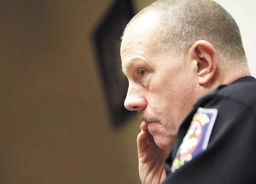 Frank Straub denies any wrongdoing and has filed a $4 million claim against the city. - YOUNG KWAK