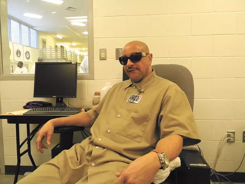 Joseph Kennedy, a Navy veteran at Coyote Ridge. - JAKE THOMAS