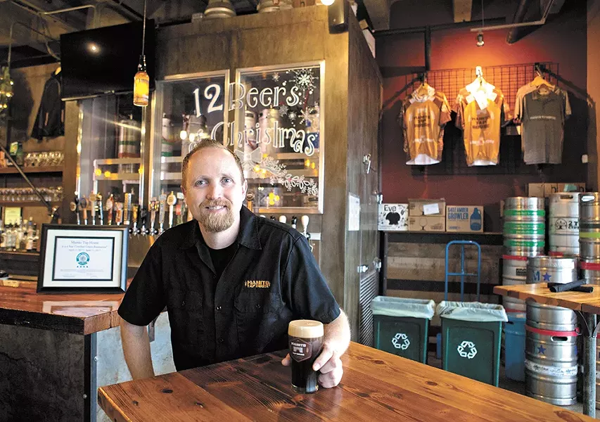 Patrick McPherson owns Manito Tap House, the first Four-Star Green Restaurant in the Western U.S. - KRISTEN BLACK
