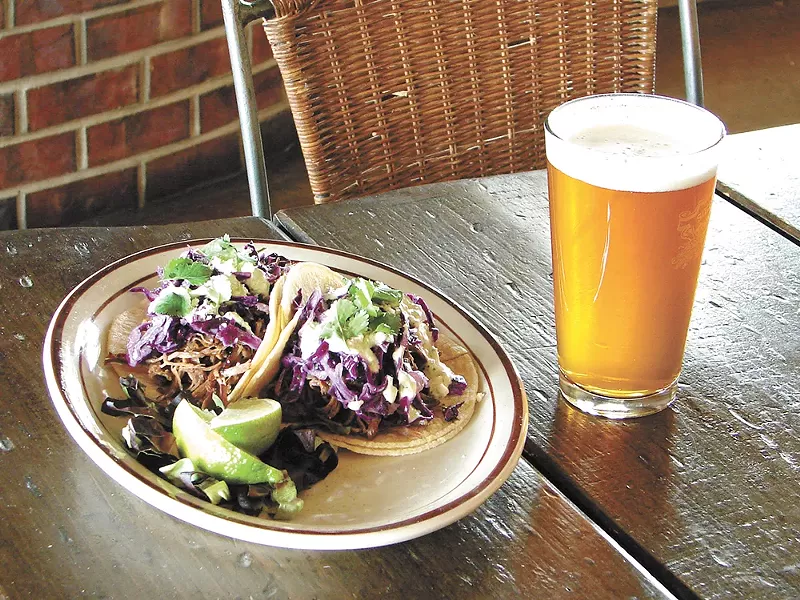The Mahi fish tacos from Daanen's. - CARRIE SCOZZARO
