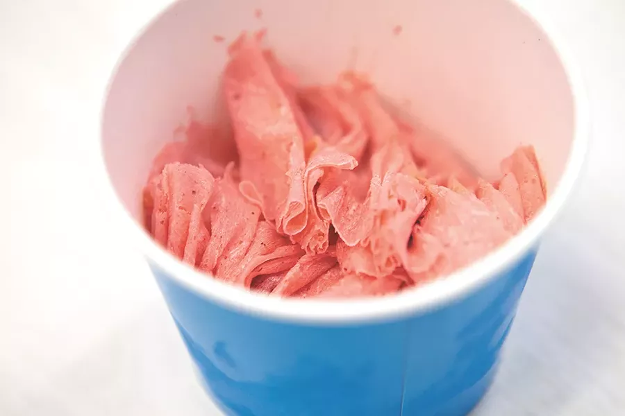Strawberry snow fluff at 40 Below - KRISTEN BLACK