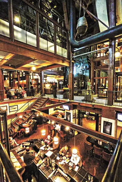 The century-old building once powered downtown Spokane, but has been reimagined as a restaurant space. - YOUNG KWAK