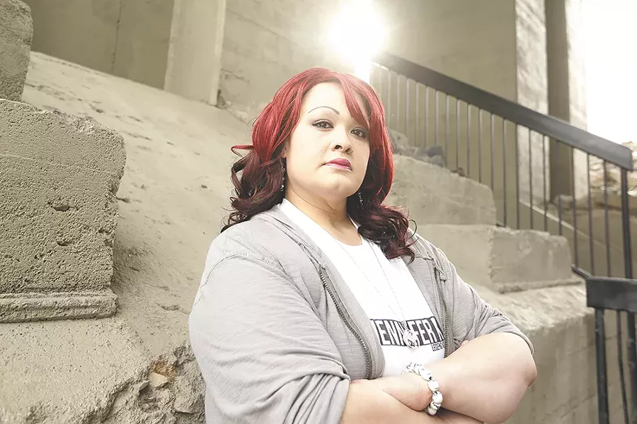 Jennifer Kemple often goes to the Monroe Street Bridge to write lyrics. - YOUNG KWAK