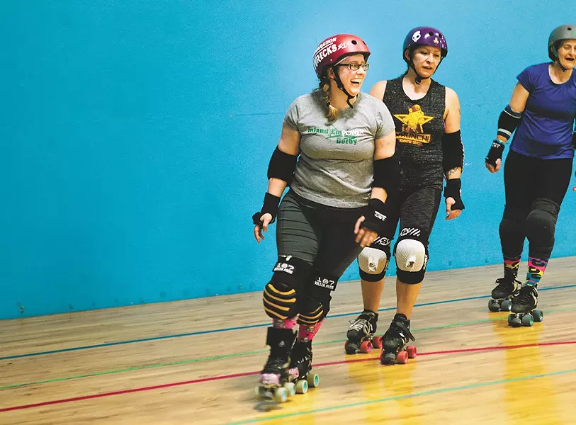 Jenna Carroll skates with the Inland EmPower Roller Derby League. - KRISTEN BLACK