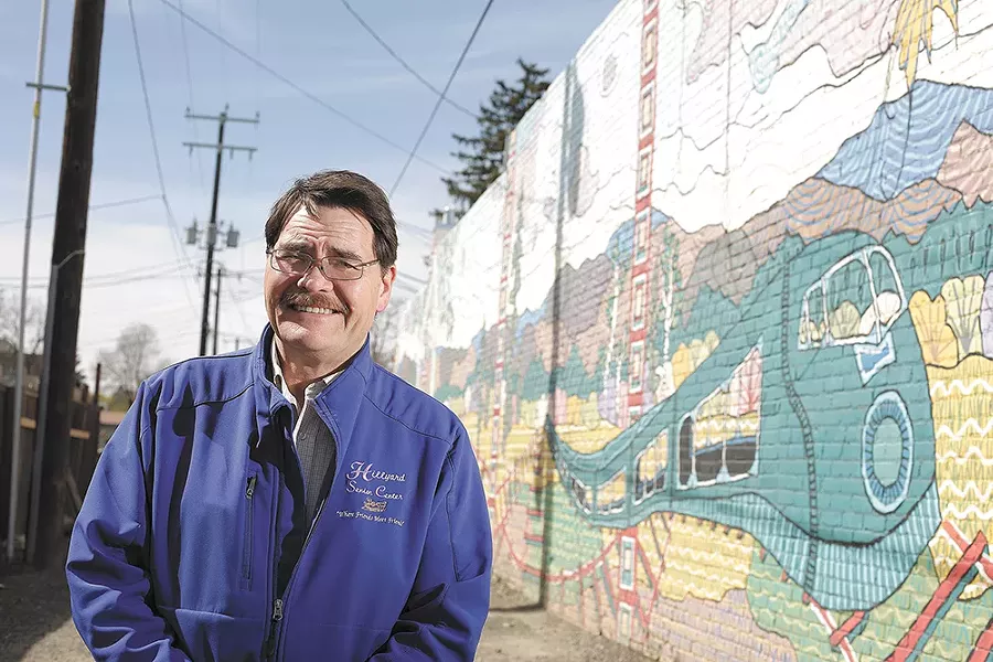 City Councilman Mike Fagan sees a future for Hillyard beyond antique stores and closed businesses. - YOUNG KWAK