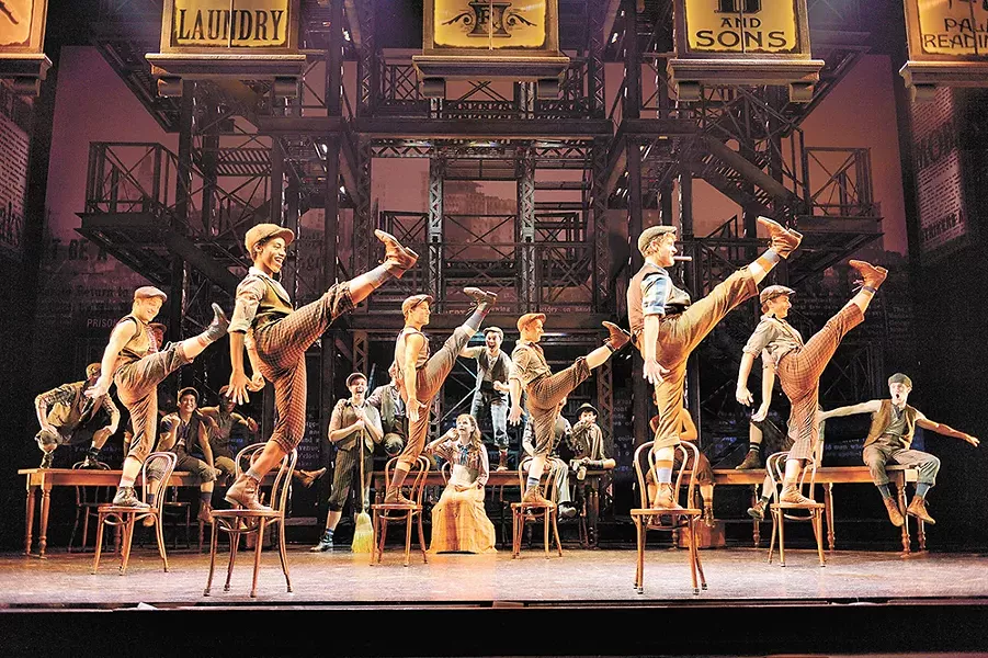 Newsies, arriving in Spokane this week, is a romping musical with a meaningful heart.