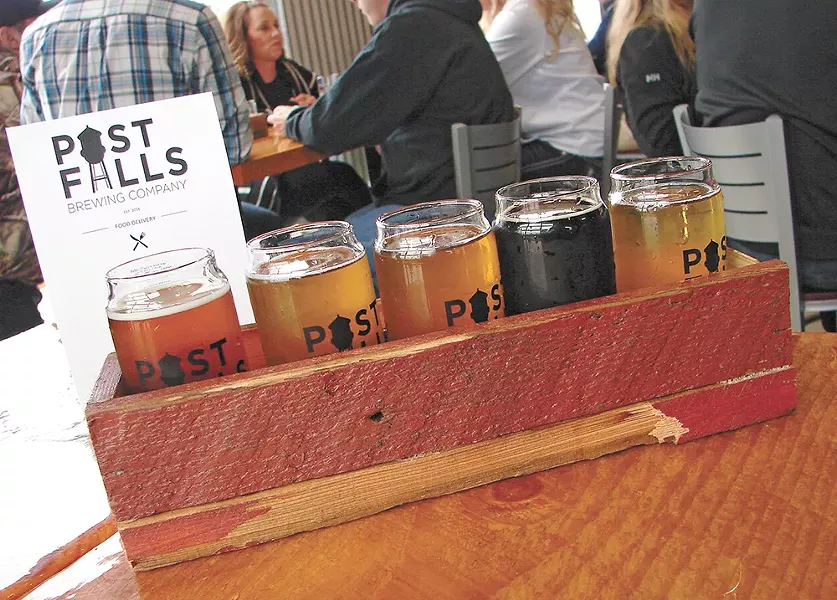 Post Falls Brewing joins a thriving North Idaho beer scene. - CARRIE SCOZZARO