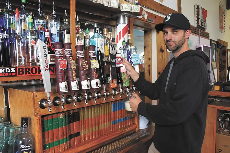 Local beer, including several Steam Plant offerings, are at the Library. - FRANNY WRIGHT