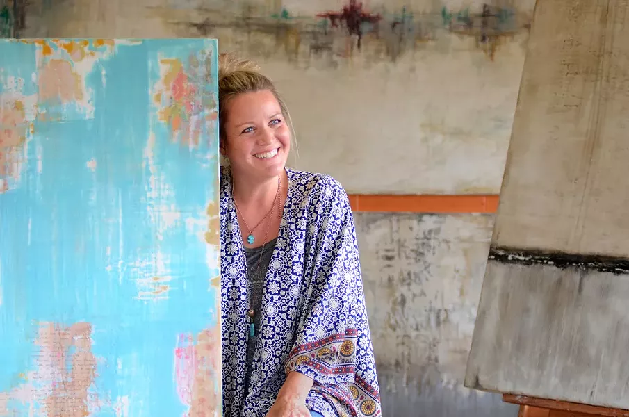 Artist Christy Branson - MIKE SALSBURY