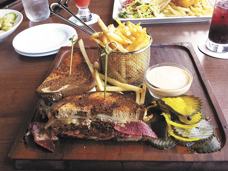 The Ultimate Reuben is one of the pub-style sandwiches available at 1898 Public House. - DAN NAILEN