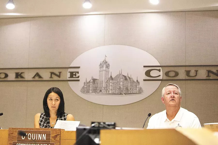 Shelly O'Quinn, left, has a new politician in Andrew Biviano as her opponent for Spokane County Commission.