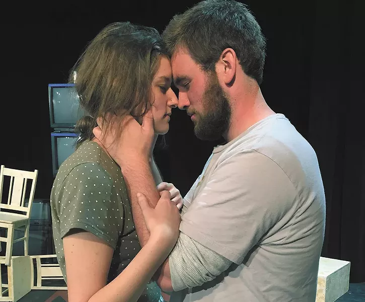 Mikyla Bordner and Scott Worley play the leads in SFCC's take on The Crucible.