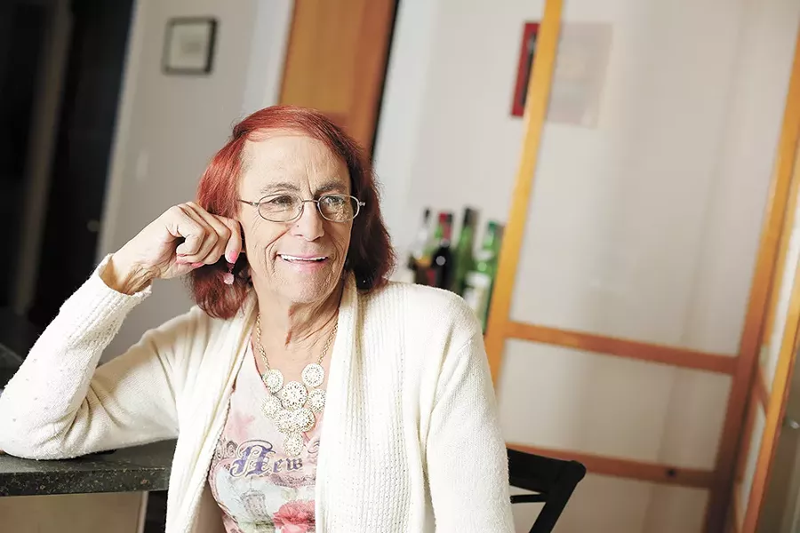 Jamie Breedlove reclines in her Spokane home. It wasn't until she was in her 60s that she decided to embrace her true self. "I didn't want to keep living as someone I wasn't," she says. - YOUNG KWAK