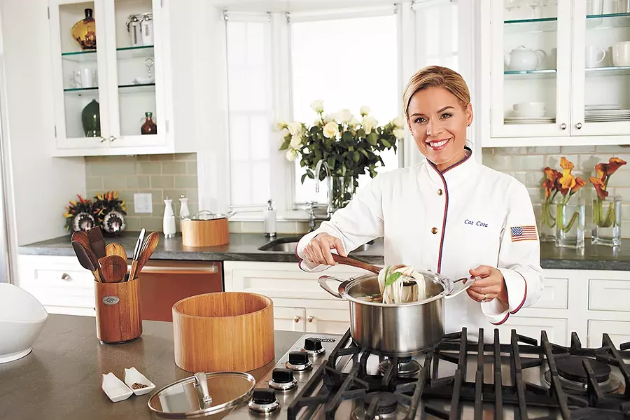 Iron Chef Cat Cora is showing off her culinary skills at Coeur d’Alene Casino.