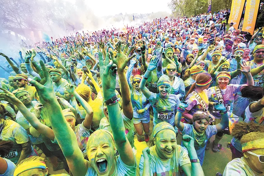 Run in color or the mud this summer.