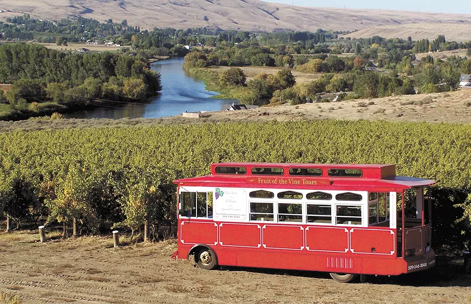 Chart your own course with Fruit of the Vine tours, running out of Benton City, Washington.