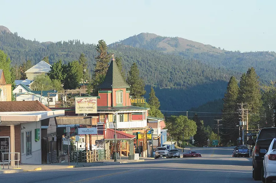 Republic's main street has a Western town motif in line with its Wild West and mining roots. - MIKE SALSBURY