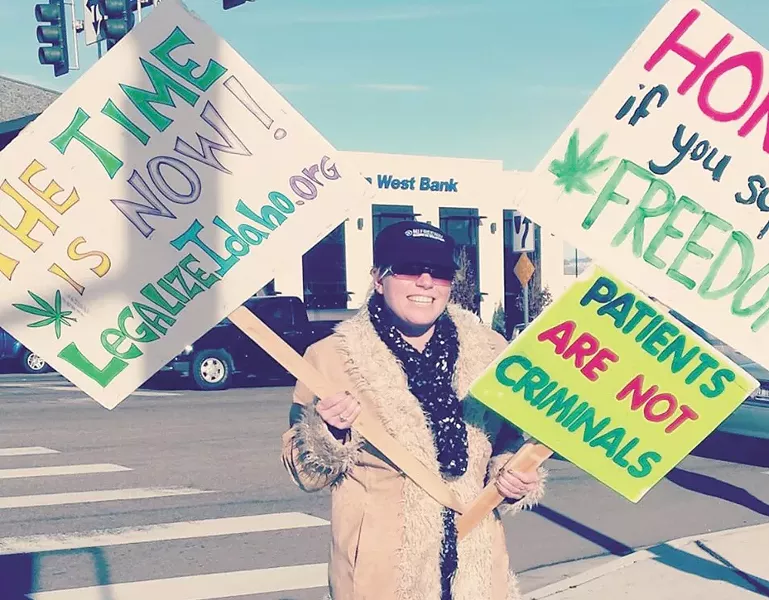 Serra Frank, a Boise-based cannabis legalization activist, hopes to make Idaho more like neighboring states that have relaxed their pot laws.