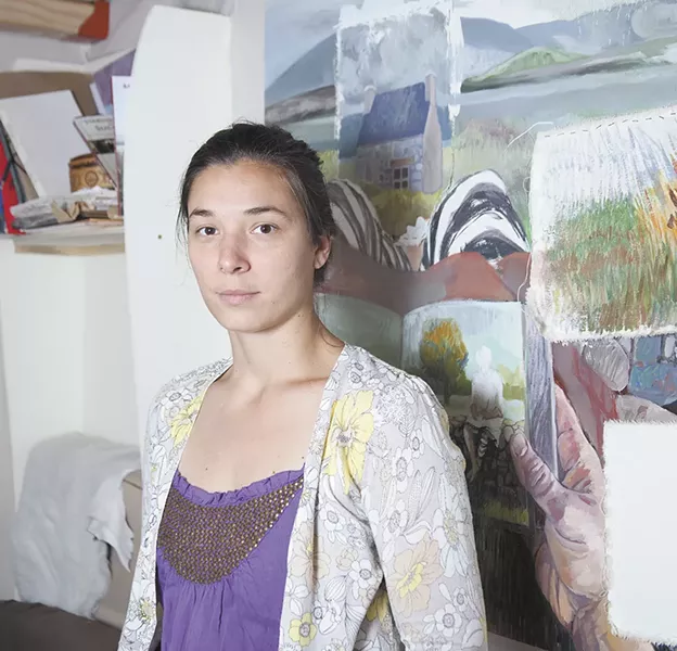 Since arriving in the U.S. from Romania, Iosub has been fine-tuning her artistic style. - ANNIE KUSTER