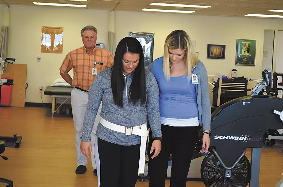 St. Luke's Douglas Weeks hopes the Shimmer monitoring system for gait rehab will fill a "large gap" in knowledge.