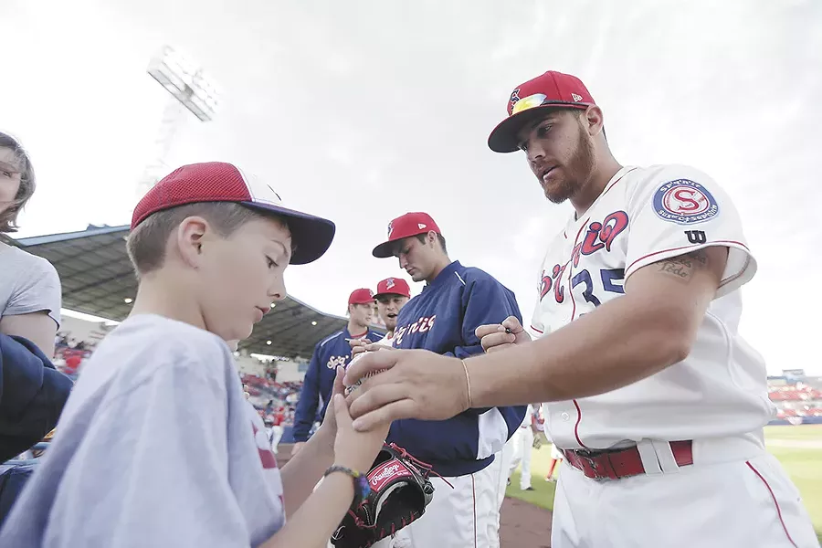 The Spokane Indians qualified for postseason play by winning the first half of their season. - YOUNG KWAK