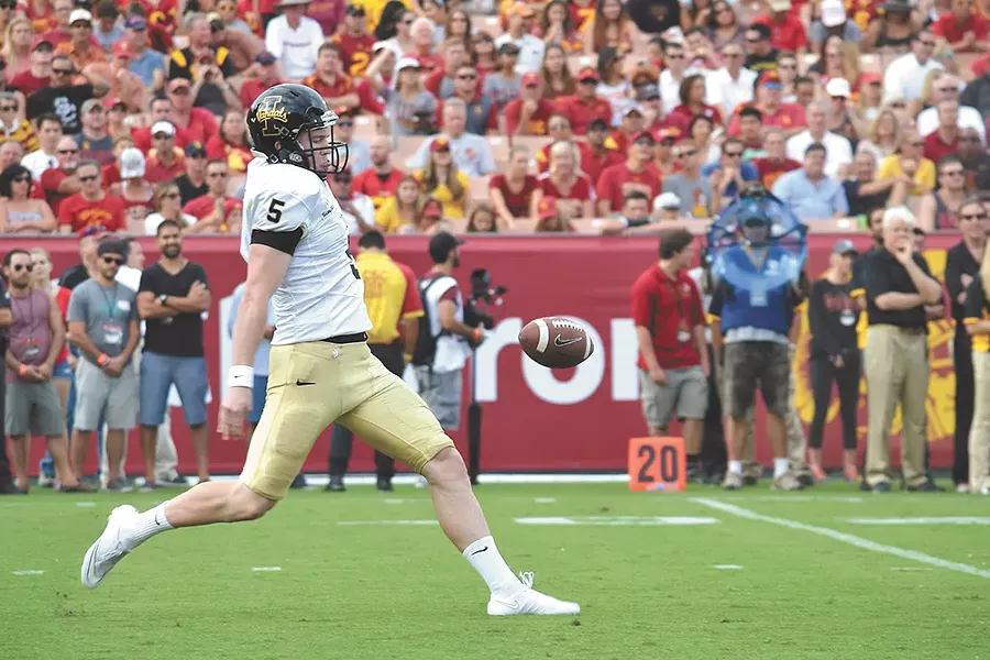 Idaho punter/kicker and All-America hopeful Austin Pehkow.